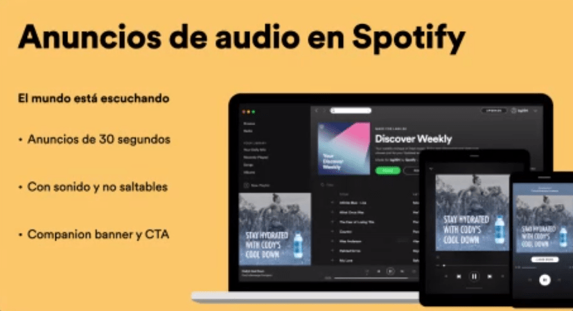 Anuncios de Audio en Spotify Ads